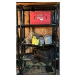 Metal Shelving Unit OnlyCONTENTS NOT INCLUDED. Metal Shelving Unit OnlyCONTENTS NOT INCLUDED.