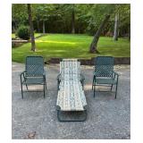 Woven Lawn Chairs and Recliner Woven Lawn Chairs and Recliner