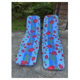 Vtg Floral Outdoor Lounge Chairs Vtg Floral Outdoor Lounge Chairs