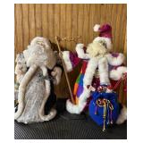 Vtg Santa Claus Tree Toppers16" tall Vtg Santa Claus Tree Toppers16" tall