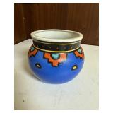 Vtg Hand-Painted Ceramic Vase6×5 Vtg Hand-Painted Ceramic Vase6×5
