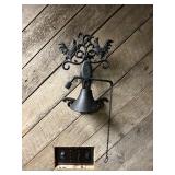 Black Cast Iron Wall-Mounted Bell8×13 Black Cast Iron Wall-Mounted Bell8×13