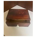 Vtg Sewing/Trinket Box13x9x5 Vtg Sewing/Trinket Box13x9x5