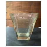 Vtg Glass Vase5.25×5.25×6.25 Vtg Glass Vase5.25×5.25×6.25