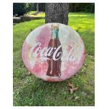 Vtg Coca-Cola Metal Sign24" Dia. Vtg Coca-Cola Metal Sign24" Dia.