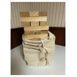 Giant Jenga w/bag7x7x17 Giant Jenga w/bag7x7x17