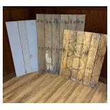 3 Ready to Paint Wooden Signs 3 Ready to Paint Wooden Signs