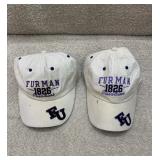 Vtg Furman 1826 Baseball Caps Vtg Furman 1826 Baseball Caps