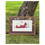 Framed Barn Artwork25×17 Framed Barn Artwork25×17