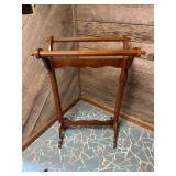 Vtg Wooden Quilt Rack Stand25x14x36 Vtg Wooden Quilt Rack Stand25x14x36