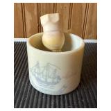 Vtg Old Spice Shaving Mug With Brush Vtg Old Spice Shaving Mug With Brush