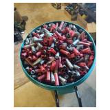 Rubbermaid Trash Can With Used Shotshells Rubbermaid Trash Can With Used Shotshells