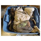Tote Full of Hunting/Outdoor Clothes Tote Full of Hunting/Outdoor Clothes