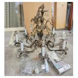 Bronze Chandelier with Crystal Accents Bronze Chandelier with Crystal Accents