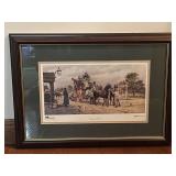 "Changing Horses" By George Wright Framed Print "Changing Horses" By George Wright Framed Print