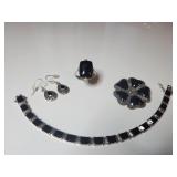 Sterling Silver Jewelry Set, 41.3g Sterling Silver Jewelry Set, 41.3g