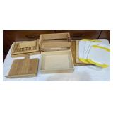 Bamboo Bread Slicer, 6 Various Cutting Boards, Bamboo Bread Slicer, 6 Various Cutting Boards,