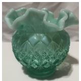 Aqua Fenton Opalescent Diamond Star, Cont., Aqua Fenton Opalescent Diamond Star, Cont.,