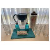 Brita Water Pitcher W/Extra Filter, Cont., Brita Water Pitcher W/Extra Filter, Cont.,