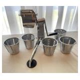 Saladmaster 5 Star Manual Food Processor W/5 Cones Saladmaster 5 Star Manual Food Processor W/5 Cones