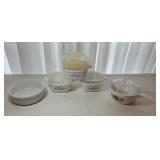 CorningWare French White and Blue Set CorningWare French White and Blue Set