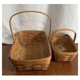 2 Longaberger Baskets-Cont., 2 Longaberger Baskets-Cont.,