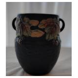Roseville Pottery Vase with Leaf Motif Roseville Pottery Vase with Leaf Motif