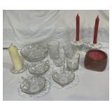 9PCS. Of Clear Glass -Pitcher 4.75", Cont., 9PCS. Of Clear Glass -Pitcher 4.75", Cont.,