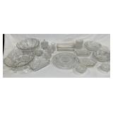 23pcs. Of Clear Glass & Cut Clear Glass 23pcs. Of Clear Glass & Cut Clear Glass