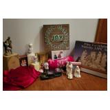 Christmas Decor and Figurine Lot Christmas Decor and Figurine Lot