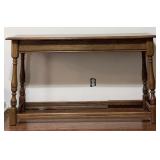 Oak Sofa Table-49.50" x 17" x 30" Oak Sofa Table-49.50" x 17" x 30"