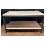 Modern Day Metal & Wood Coffee Table-Cont., Modern Day Metal & Wood Coffee Table-Cont.,