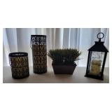 Decorative Lanterns and Planter Decorative Lanterns and Planter