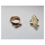 14K Gold Rings, Sizes 6 & 7 14K Gold Rings, Sizes 6 & 7