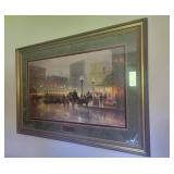 Framed Print of Peachtree Street  Atlanta Framed Print of Peachtree Street  Atlanta