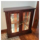 Mahogany Display Cabinet with Glass Shelves Mahogany Display Cabinet with Glass Shelves
