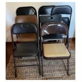 7 Folding Chairs-Please See Photos 7 Folding Chairs-Please See Photos