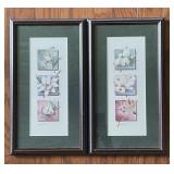 2 Signed Framed Watercolor Prints by Deb Collins 2 Signed Framed Watercolor Prints by Deb Collins