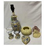 Oriental Style Ceramic Ginger Jar Table Lamp, Oriental Style Ceramic Ginger Jar Table Lamp,