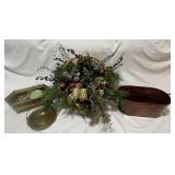 Christmas Artificial Floral arrangement, Cont., Christmas Artificial Floral arrangement, Cont.,