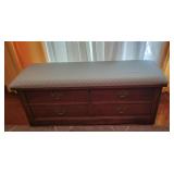 Lane Virginia Maid Cedar Chest with Upholstered To Lane Virginia Maid Cedar Chest with Upholstered To