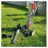 Lawn Tools Lot with Homelite Trimmer Lawn Tools Lot with Homelite Trimmer