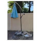 Outdoor Cantilever Umbrella With Base Outdoor Cantilever Umbrella With Base