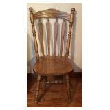 Solid Oak Accent Chair Solid Oak Accent Chair