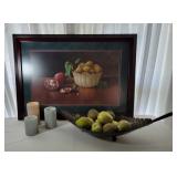 Framed Artwork with Decor Set Framed Artwork with Decor Set