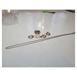 Sterling Silver Set With Angel Motifs Sterling Silver Set With Angel Motifs