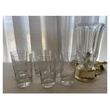 6 Libbey Reno Style Patterned Juice Glasses & 6 Libbey Reno Style Patterned Juice Glasses &