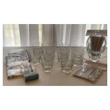 10 Libbey Reno Style Patterned Whiskey Glasses, 10 Libbey Reno Style Patterned Whiskey Glasses,