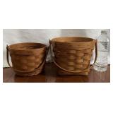 2 Longaberger Baskets-See Photos 2 Longaberger Baskets-See Photos