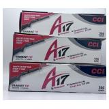 CCI A17 Varmint Tip 17 HMR - 3 incomplete boxes